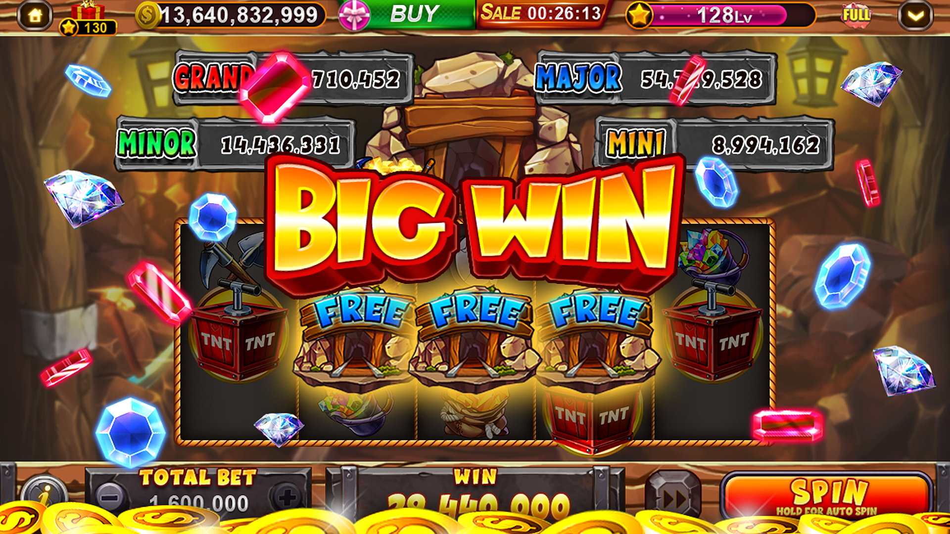 Ảnh chụp màn hình ứng dụng 99ok - Giao diện game slot hấp dẫn